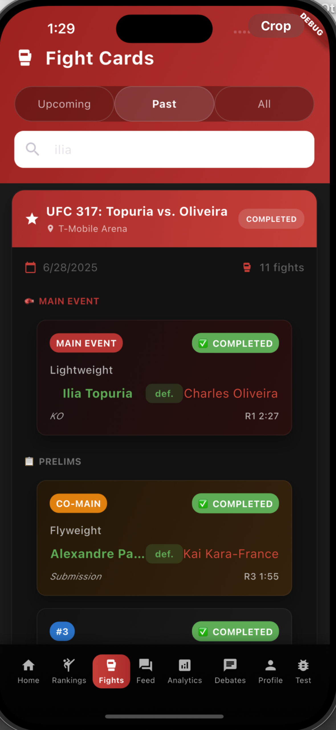 MMAmania Live Debates